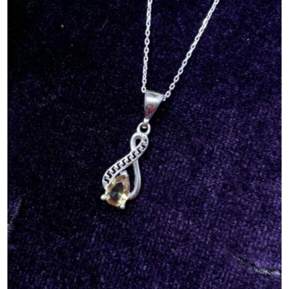 925 Sterling Silver Turkish Zultanite Necklace Wedding Jewelry for Women, NEW, - Picture 4 of 7